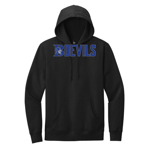 Blue Devil Gray Hoodie Thumbnail